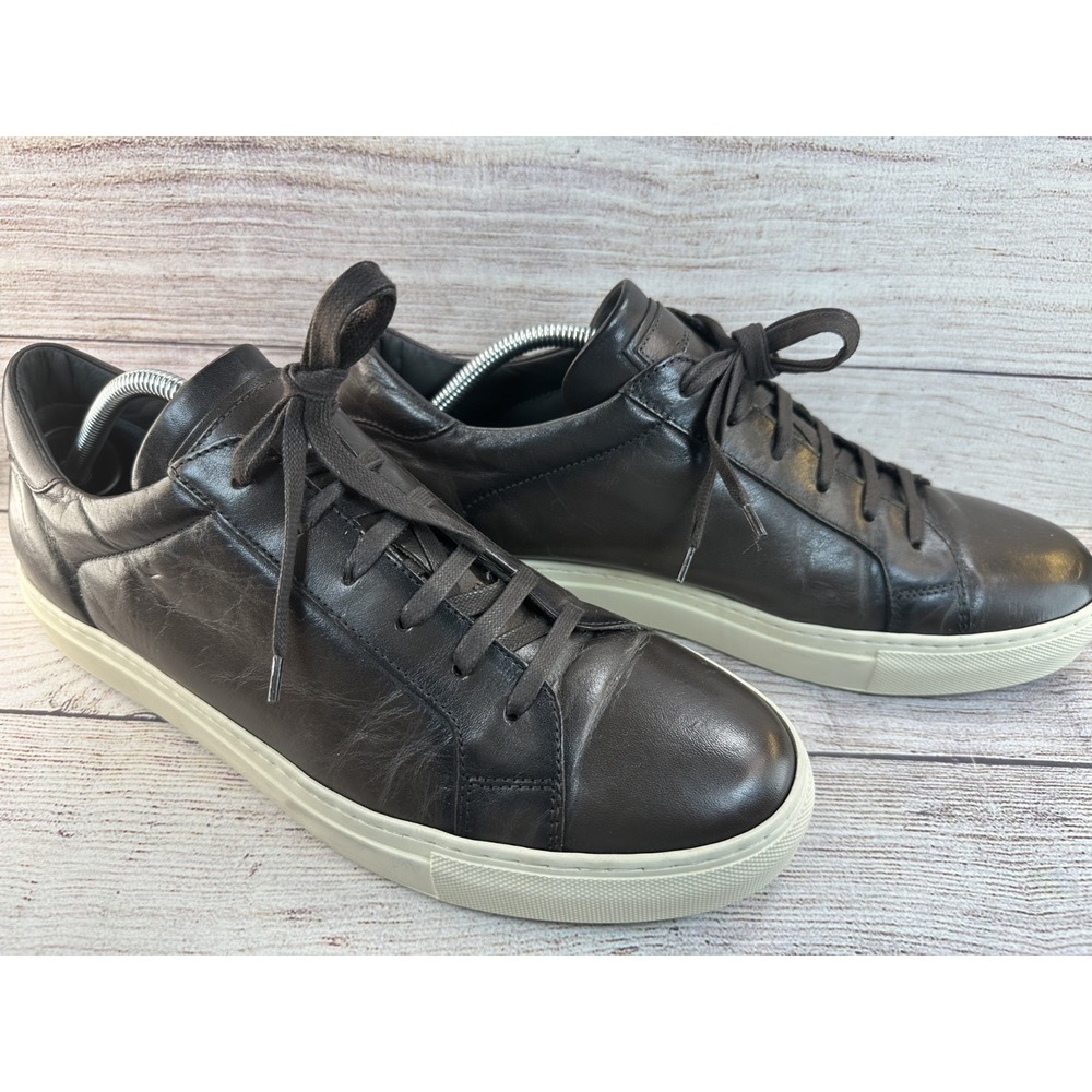 To Boot New York Pescara Men's Brown Leather Lace Up Sneakers Size 11.5 $450